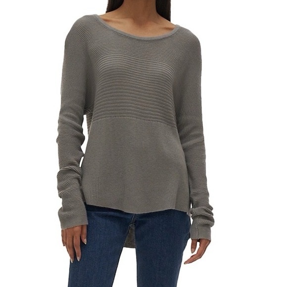 Helmut Lang Gray Crew Neck Sweater - Picture 1 of 3